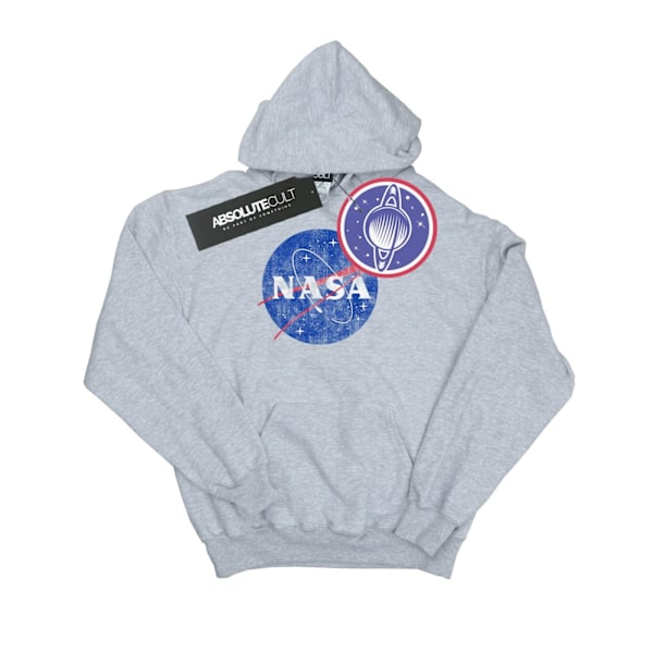 NASA Herr Insignia Logo Hoodie 3XL Sports Grey Sports Grey 3XL