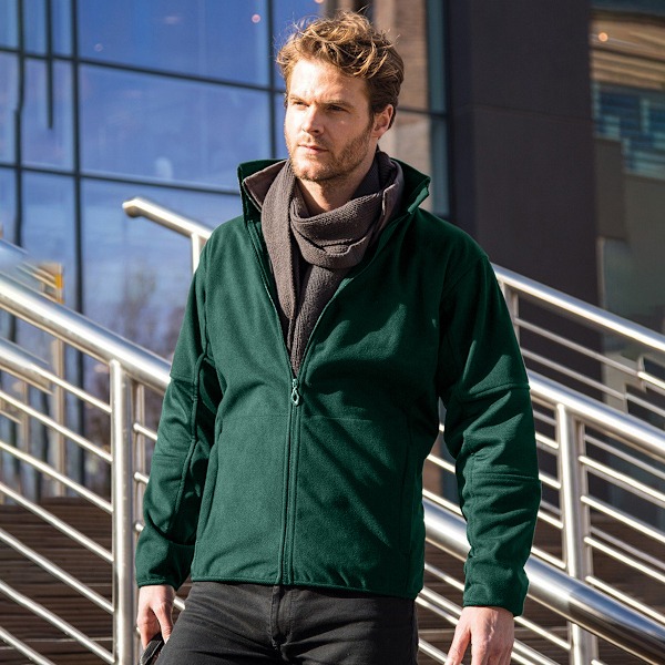 Result Osaka TECH Performance Kombinerad Pile Softshell Vattentät Forest Green M