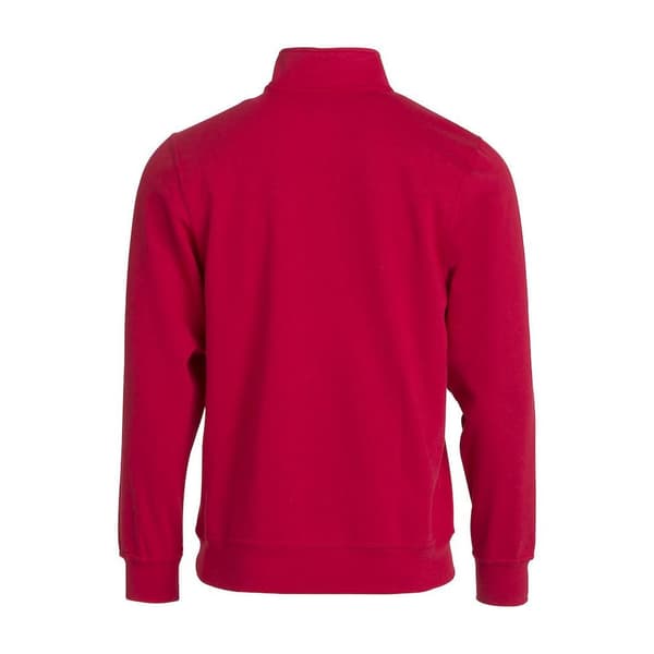 Clique Unisex Vuxen Basic Half Zip Sweatshirt 4XL Röd Red 4XL