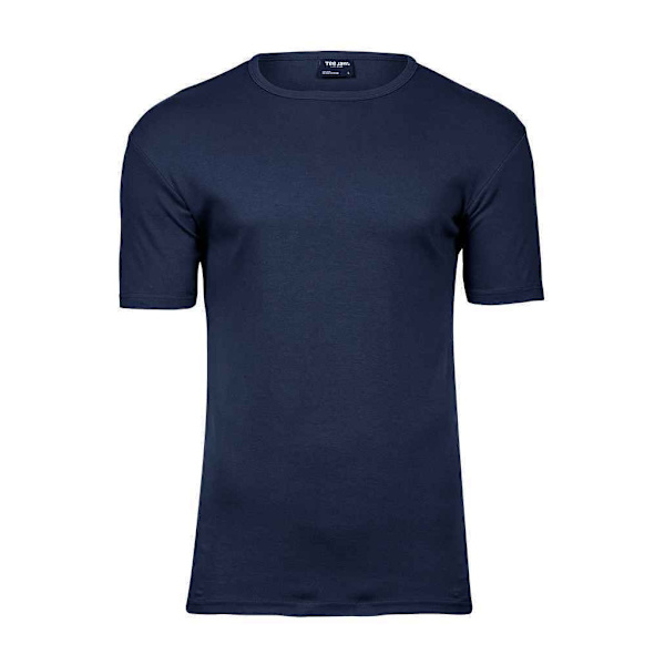 Tee Jays Interlock T-shirt för män 4XL Navy Navy 4XL