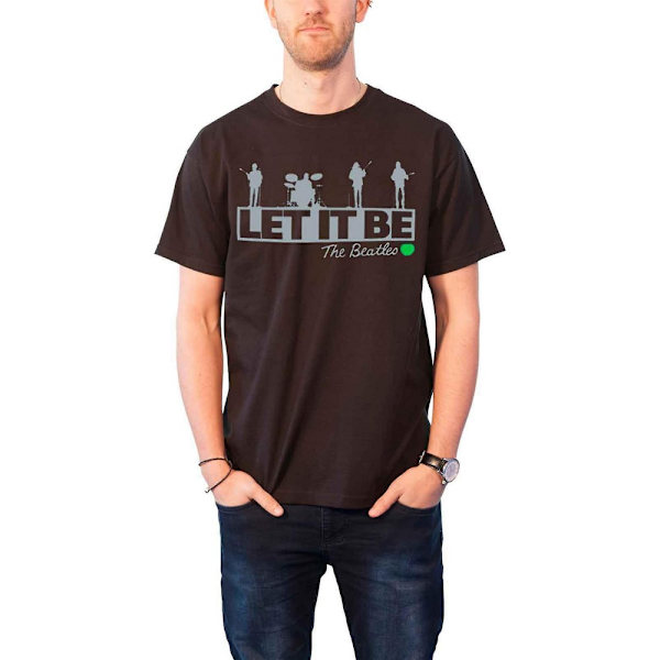 The Beatles Unisex Adult Rooftop T-Shirt XL Svart Black XL