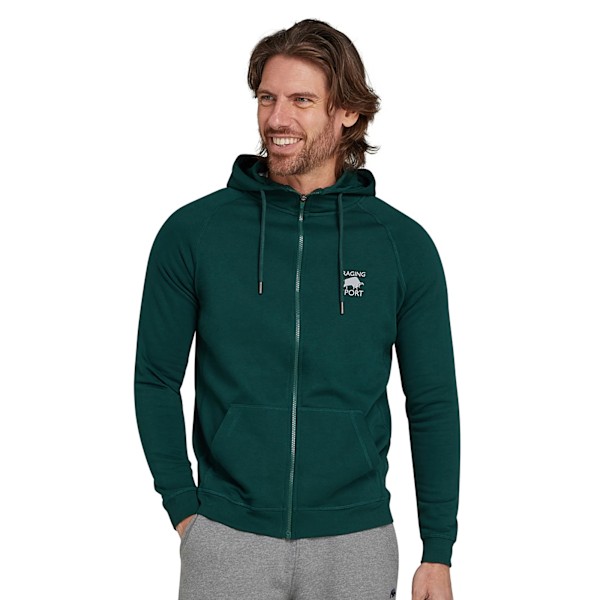 Raging Bull Herr Hoodie med Full Zip 5XL Skog Forest 5XL