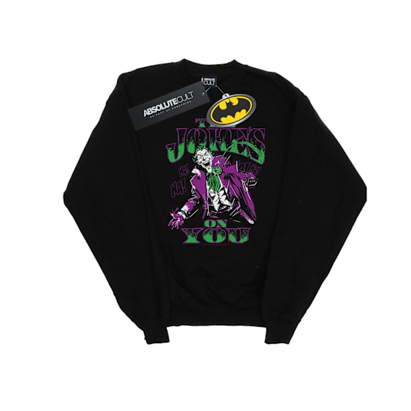 DC Comics Girls Joker The Joke´s On You Sweatshirt 7-8 år Bl Black 7-8 Years