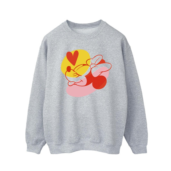 Disney Herr Minnie Mouse Tunga Hjärta Sweatshirt L Marinblå Navy Blue L