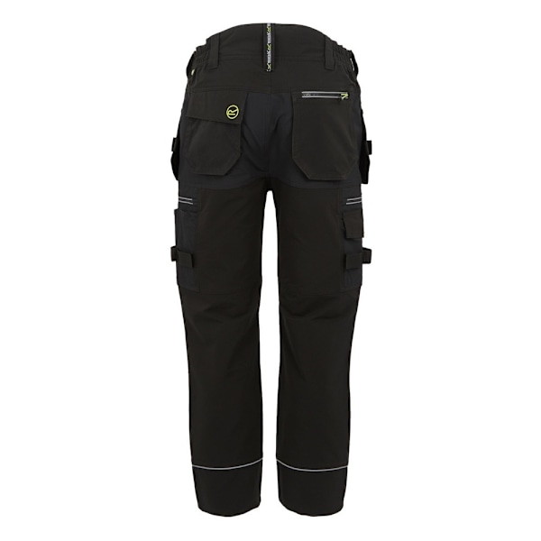 Regatta Mens Infiltrate Softshell Stretch Work Trousers 34S Bla Black 34S