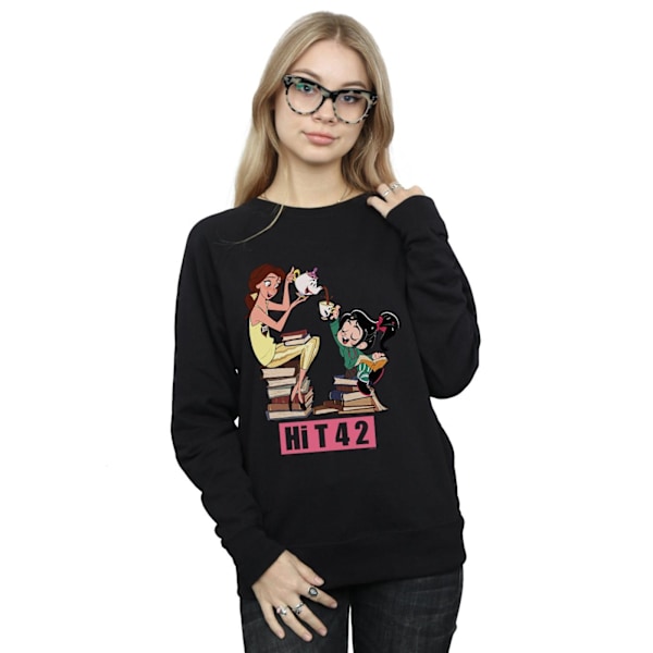 Disney Dam/Damer Wreck It Ralph Belle Och Vanellope Sweatshirt Black XXL