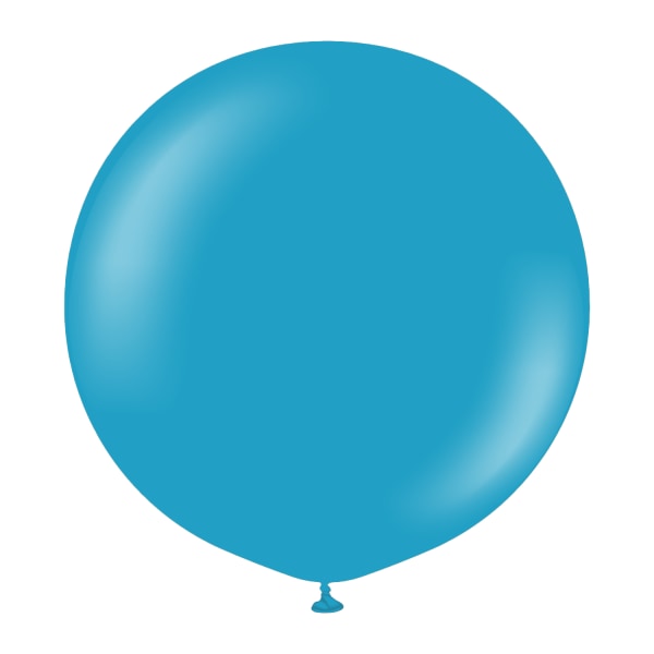 Kalisan Retro Latex Ballong (Pack med 2) One Size Deep Blue Deep Blue One Size