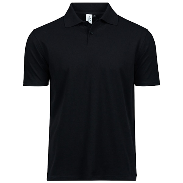 Tee Jays Power Pique ekologisk pikétröja 4XL svart Black 4XL