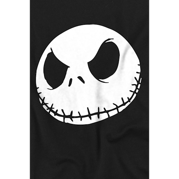 The Nightmare Before Christmas Barn/Barn Jack Face T-Shirt Black 5-6 Years