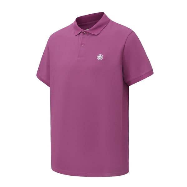 Pretty Green Pikétröja i bomull för män M Lila Purple M
