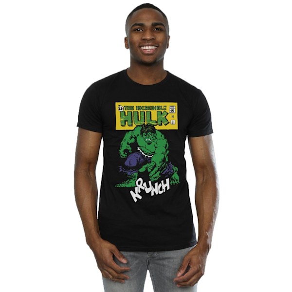 Hulk Krunch bomullströja för män M svart Black M