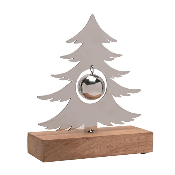 Stort silverträd med julgranskuledekoration One Size Silver Silver One Size