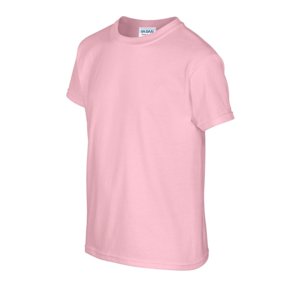 Gildan T-shirt i Tjock Bomull för Barn/Ungdomar Storlek L Ljusrosa Light Pink L