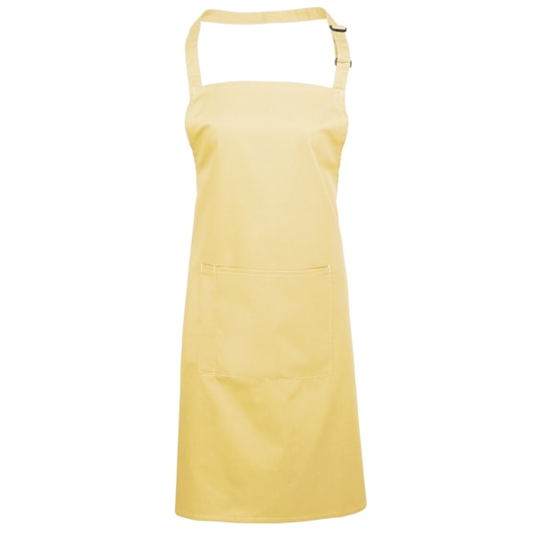Premier Dam/Kvinnors Färger Bip Förkläde Med Ficka / Arbetskläder Lemon One Size
