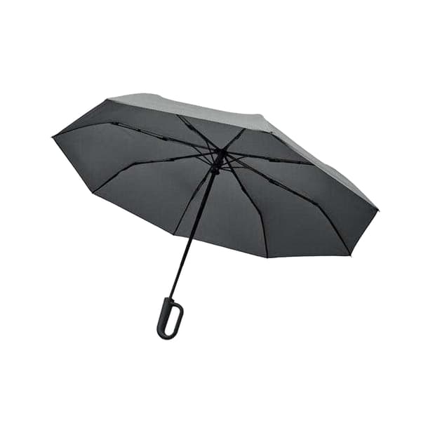 MidOcean UMKRAB Vindtätt hopfällbart paraply En storlek Grå Grey One Size