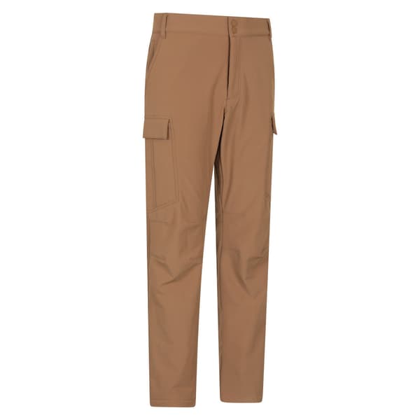 Mountain Warehouse Beacon Softshell Fleecefodrade Byxor Herr Tan 36R