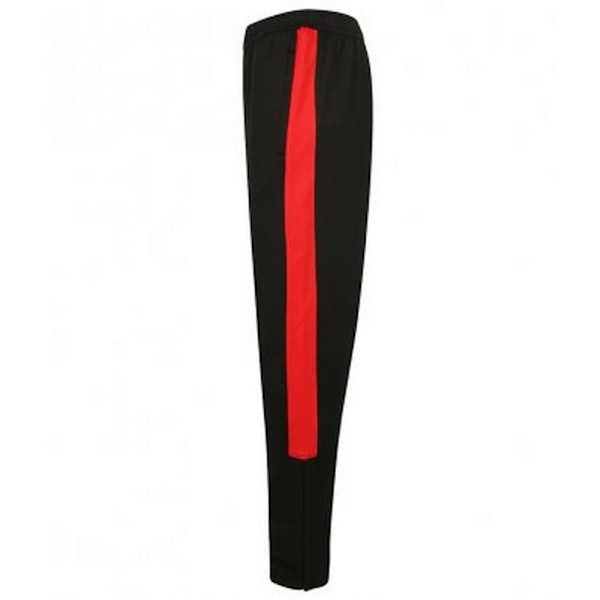 Finden & Hales Barn/Pojkar Stickade Träningsbyxor 3-4 Black/Red 3-4 Years