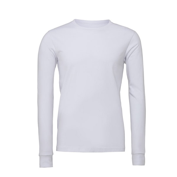 Bella + Canvas Vuxen Unisex Jersey Långärmad T-shirt M Vit White M