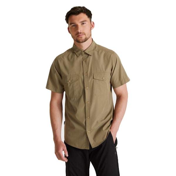 Craghoppers Mens Expert Kiwi Kortärmad Skjorta M Pebble Pebble M