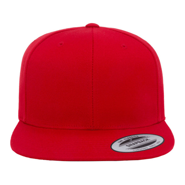 Yupoong Mens The Classic Premium Snapback Cap (2-pack) One S Red/Red One Size