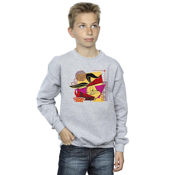 Looney Tunes Pojkar Bugs Kanin Nyår Sweatshirt 12-13 År S Sports Grey 12-13 Years