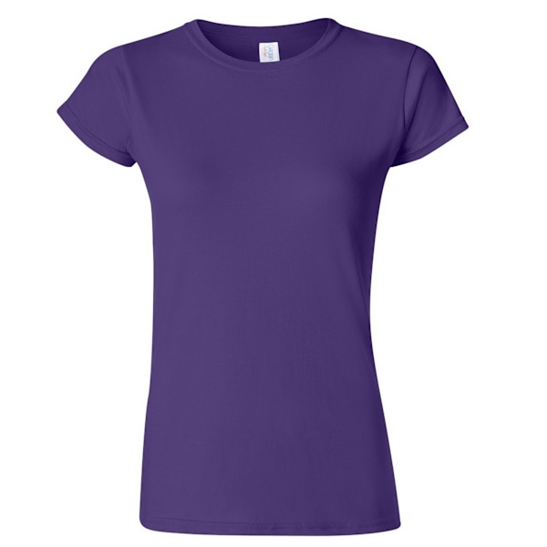 Gildan Ladies Soft Style Kortärmad T-shirt XL Lila Purple XL