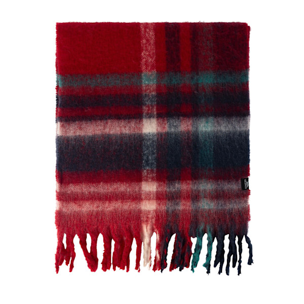 Trespass Lewes Rutig Vinterhalsduk One Size Röd Red One Size