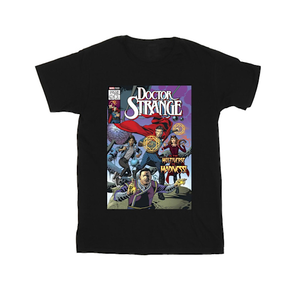 Marvel Boys Doctor Strange Comic Circles T-Shirt 7-8 år Svart Black 7-8 Years