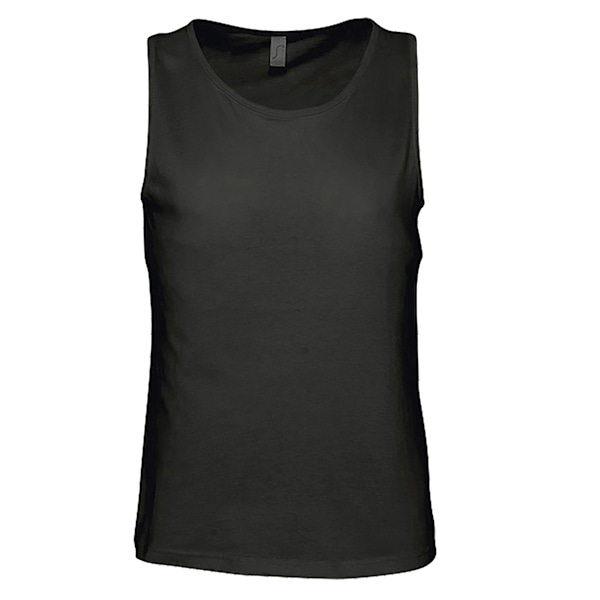SOLS Justin Sleeveless Tank / Vest Top 4XL Deep Black Deep Black 4XL