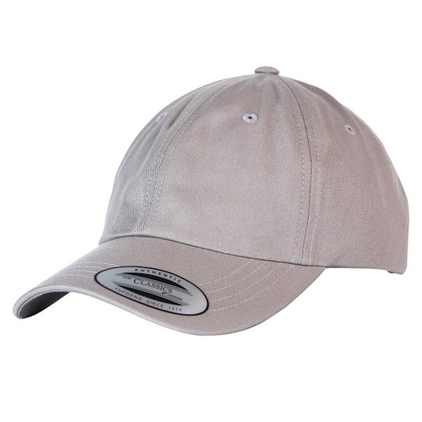 Yupoong Flexfit 6-panel Baseball Cap Med Spänne En Storlek Grå Grey One Size