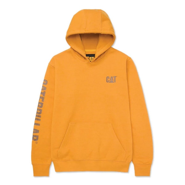 Caterpillar Mens Trademark Banner Hoodie XL Gul Yellow XL