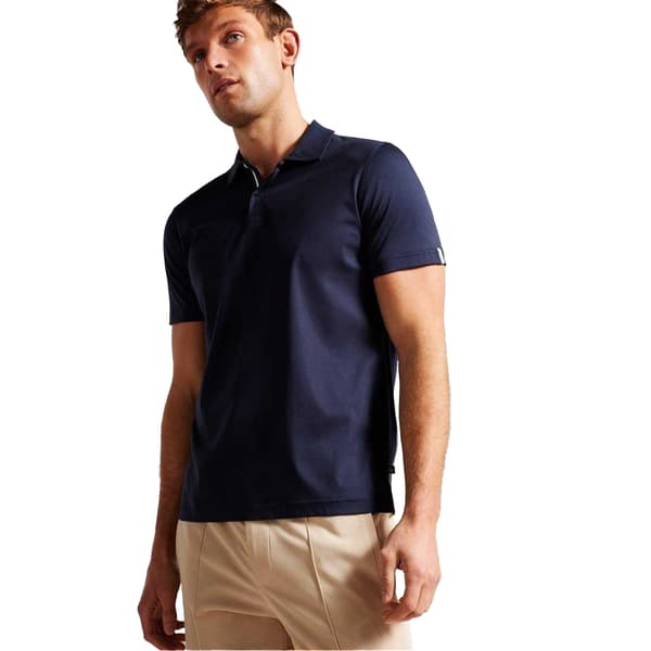 Ted Baker Herr Zeiter Bomull Pikétröja XL Marinblå Navy XL