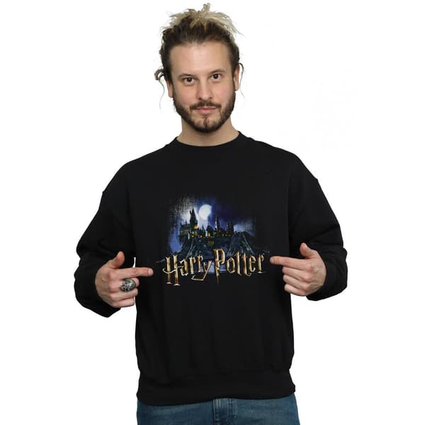 Harry Potter Herr Hogwarts Castle Sweatshirt S Svart Black S