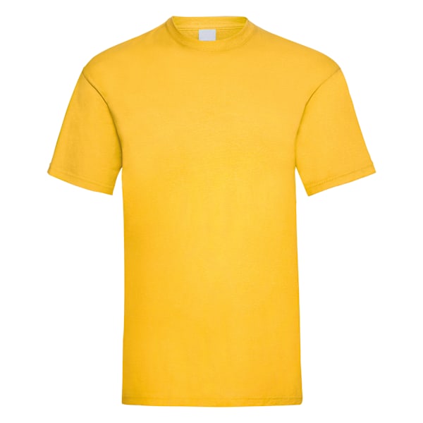 Herr Value Kortärmad Casual T-shirt XX Large Guld Gold XX Large