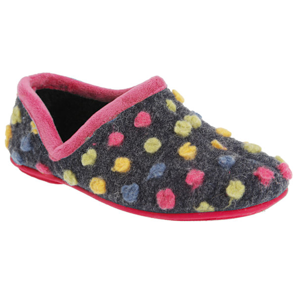 Sleepers Dam/Dam Jade Prickig Hela Tofflor 3 UK Fuchsia/Multi Fuchsia/Multi 3 UK
