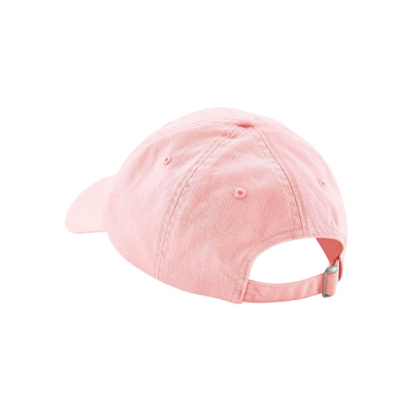 Beechfield ekologisk bomullspanelerad basebollkeps One Size Powder Powder Pink One Size
