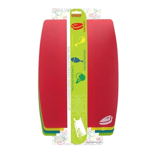 Apollo Flexibla Skärmattor / Skärbräda 4-pack One Size One One Colour One Size