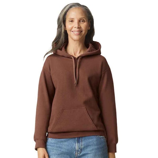 Gildan Unisex Softstyle Midweight Hoodie L Cocoa Cocoa L