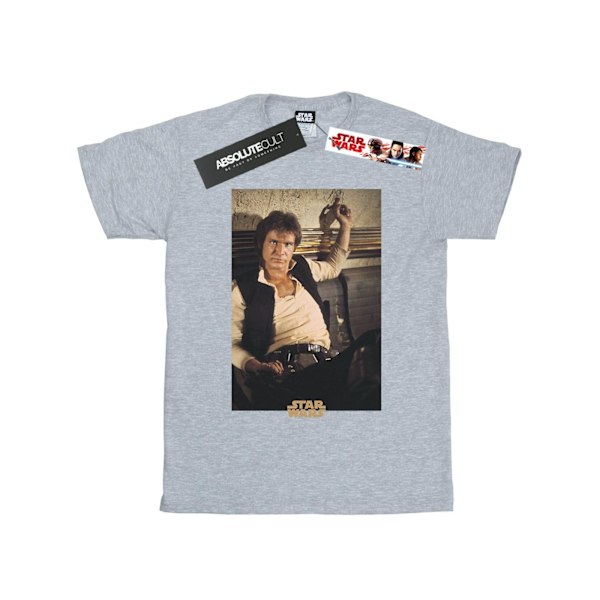 Star Wars Herr Han Solo Mos Eisley T-shirt XXL Sports Grey Sports Grey XXL