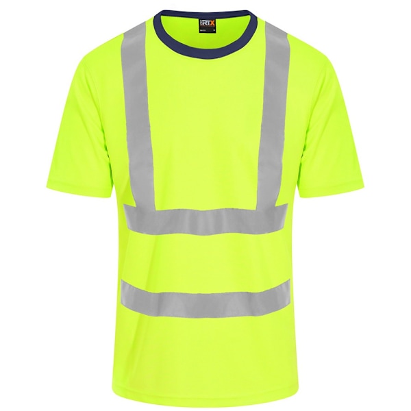 PRO RTX Hög synlighet T-shirt för män 4XL Gul/Marinblå Yellow/Navy 4XL