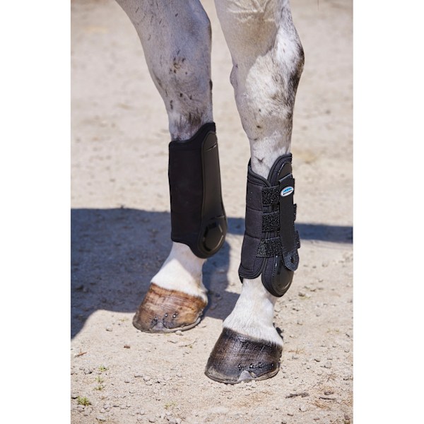 Weatherbeeta Flexi Shell Hind Cross Country Boots Cob Black Black Cob