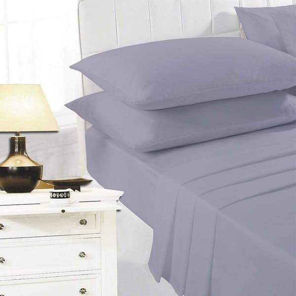 K Collection percale Percale Dra-på-lakan Dubbel Grå Grey Double