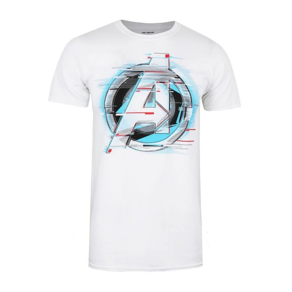 Avengers Endgame Män Quantum Logo T-shirt S Vit White S