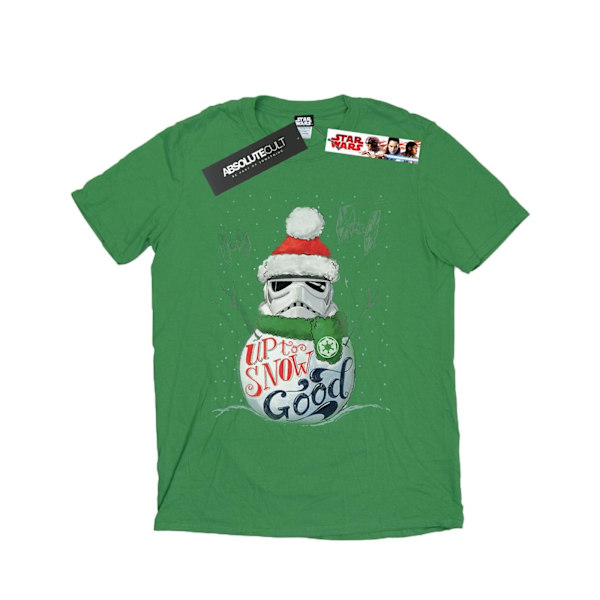 Star Wars Stormtrooper Up To Snow Good T-shirt S Irish Green Irish Green S