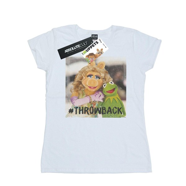 Disney Dam/Damer The Muppets Throwback Foto Bomull T-shirt White XL