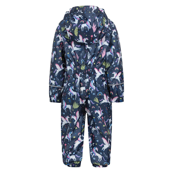 Mountain Warehouse Baby Unicorn Regnkläder 12-18 Månader Blå/Rosa Blue/Pink/Green 12-18 Months