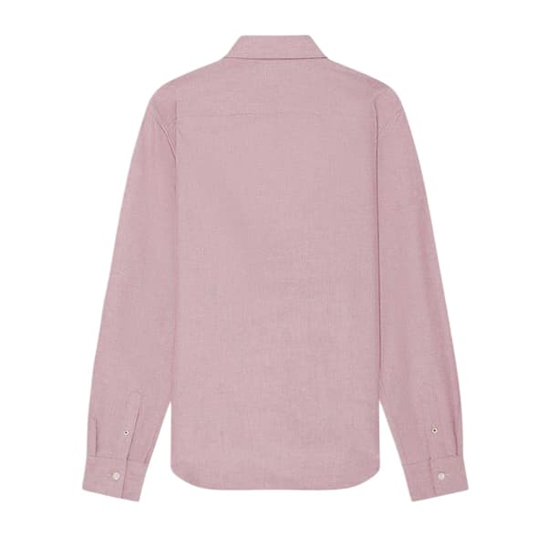 Ted Baker Herr Oxford Regular Långärmad Skjorta med Knappar S Oxblood S