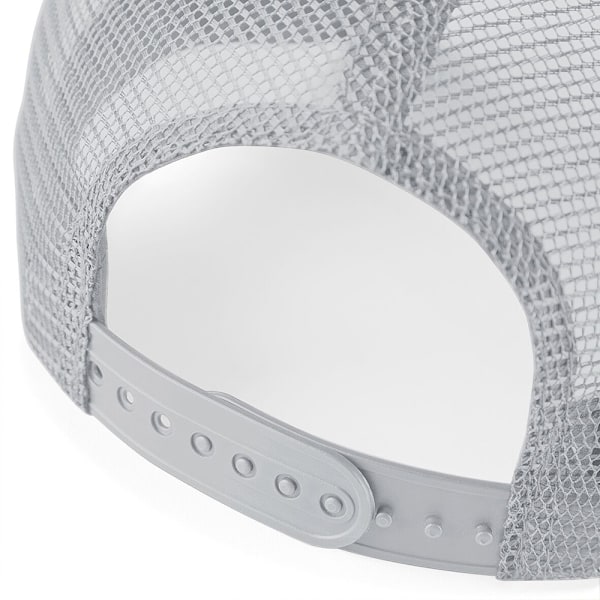 Beechfield Herr Halv Mesh Trucker Cap / Huvudbonad En Storlek Ljus Light Grey/ Light Grey One Size