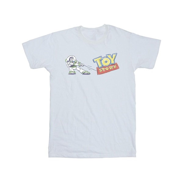 Disney Herr Toy Story Buzz Pulling Logo T-shirt 4XL Vit White 4XL