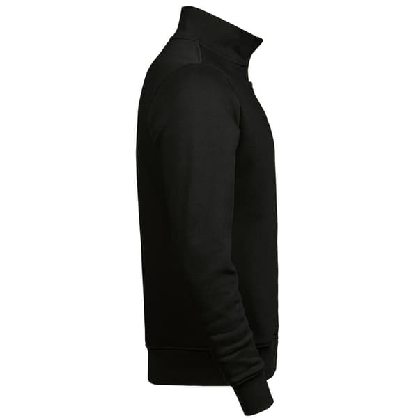 Tee Jays Herr Halv Zip Sweatshirt S Svart Black S